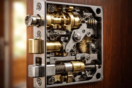 serrure-detaillee-composants-bois-metal