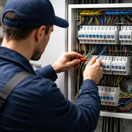 personne-tableau-electrique-cables-outils