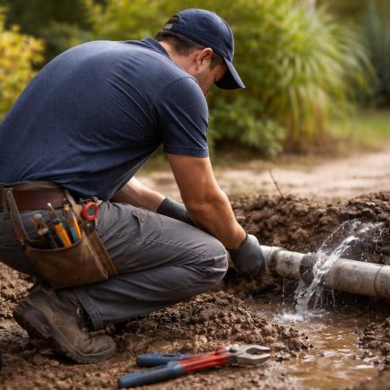 technicien-canalisation-fuite-eau-jardin