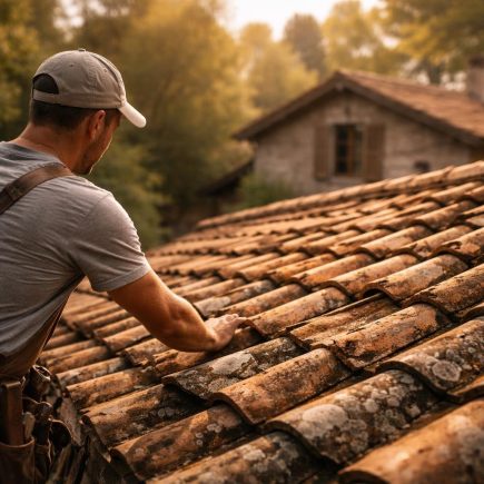 artisan-examine-toiture-ancienne-soleil