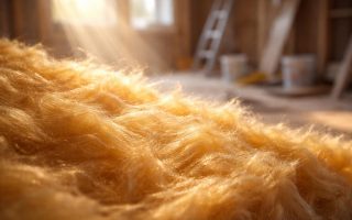 laine-verre-fibres-chantier-flou