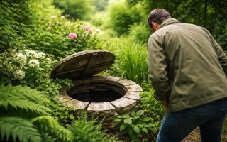personne-puits-jardin-verdoyant